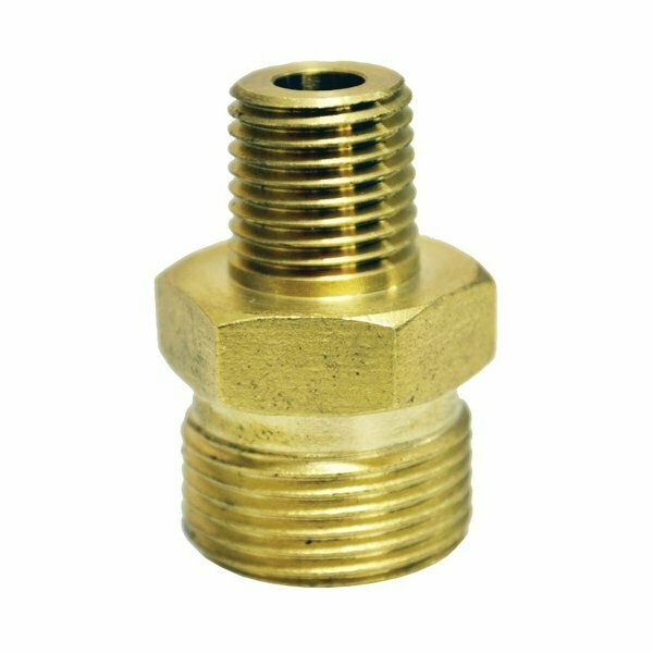 K-T Industries Screw Nipple, M22 x 1/4 in Connection, Male x MNPT 6-7015